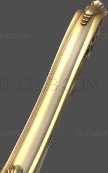 3D model 3d model of a carved figurative leg, stl, (STL)